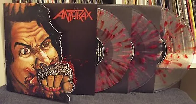 Anthrax  Fistful Of Metal/Armed And Dangerous  3x 10  LP NM SOD Metallica Slayer • $99.99