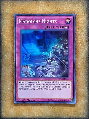 Yugioh Madolche Nights MP14-EN051 Super Rare 1st Ed NM • $1.99