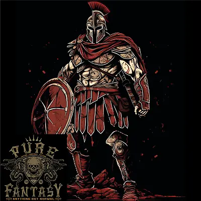 King Leonidas Spartan Warrior Gym Bodybuilding Mens Cotton T-Shirt Tee Top • £10.75