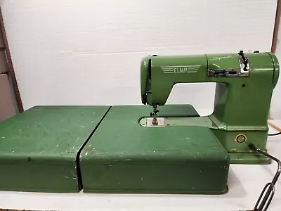 Elna Supermatic Sewing Machine W/ Extensible Case Works 722010 • $99.99