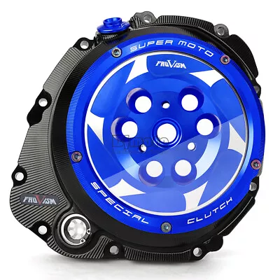 1Set Blue Clear Clutch Cover Clutch Pressure Plate For SUZUKI GSXR1000 2007-2008 • $374