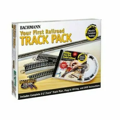 Bachmann HO GAUGE EZ Track Nickel Silver First Railroad Track Pack #44596~NEW • $341.92