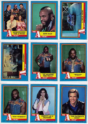 A-TEAM (66-Card) 1983 TV Show Set - Free Shipping • $20