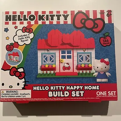 $21.63 • Buy New Sanrio Hello Kitty Happy Home Build Set 146 Pieces With Hello Kitty Figure