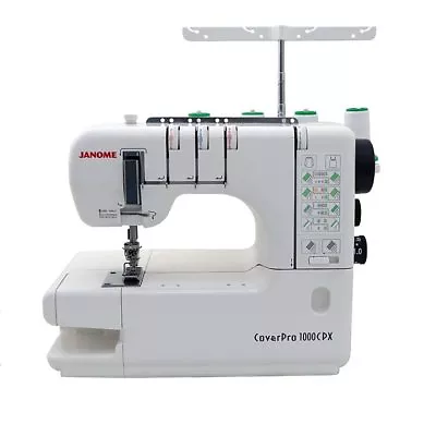 Janome CoverPro 1000CPX Coverstitch Serger Machine With Warranty • $659