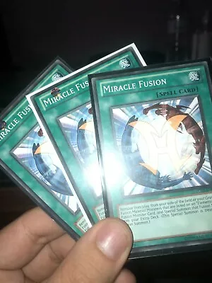 Yu-Gi-Oh! - 3x Miracle Fusion - TU05 - EN017 - M/NM - Common  • $29.90