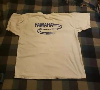 Vintage Y2k Yamaha Percussion Promo Shirt XL  • $17.88