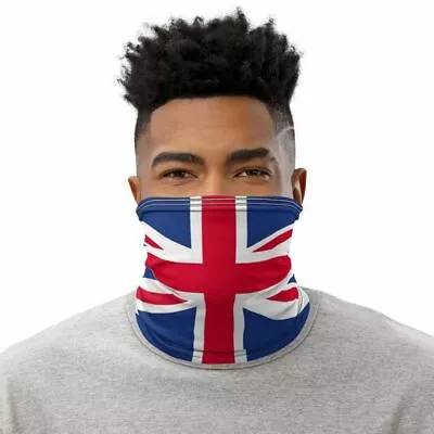 Face Mask UK Flag  Neck Warmer Gaiter Snood Biker Balaclava Bandana • £7.49