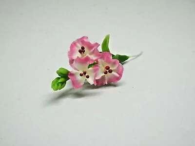 1 Pc Miniature Gladiolus Flower Clay Dollhouse Handmade Decoration 1:12 #2 • $1.96