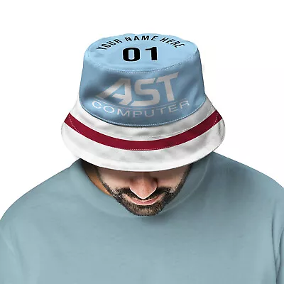£15.99 • Buy Aston Villa 1998 Away Retro Bucket Hat Beach Festival Fisherman Hat Unofficial