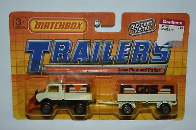 Matchbox 1:64 Trailers Snow Plow & Trailer • $19.99