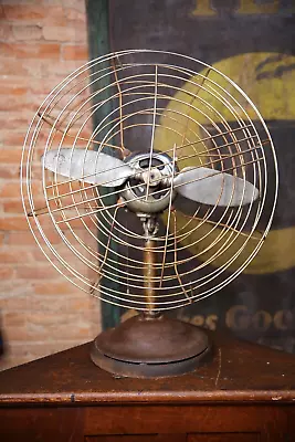 Vintage Industrial Fan Airplane Propeller 20  Blades General Electric Motor Old • $427.50