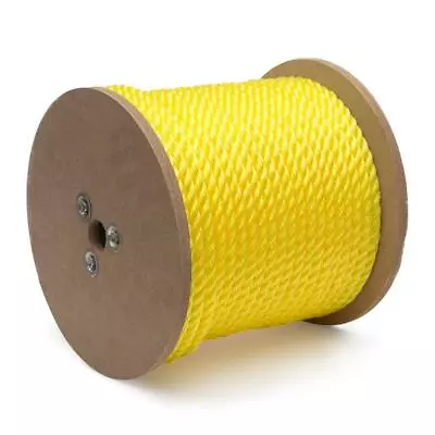 3/8 In. X 400 Ft. Polypropylene Twisted Rope 3-Strand Yellow • $59.02