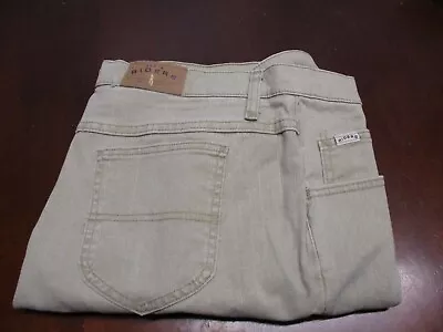 Riders 18w Khak Denim Straight Leg Jeans 5 Pocket Gently Worn 28  Inseam  Cotton • $14.99