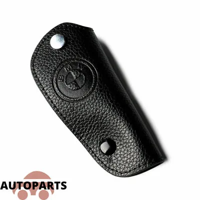 Leather Key Case Key Fob Protection Cover For BMW E46 E34 E39 E36 E53 E83 E85 • $10.14