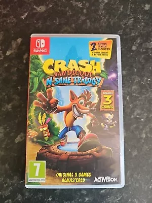 Crash Bandicoot N Sane Trilogy(Nintendo Switch 2017) • £17.50