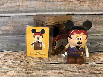 Disney Trading Vinylmation 3  Japan Exclusive Pirate Mickey Mouse W/ Tin & Card • $16.16