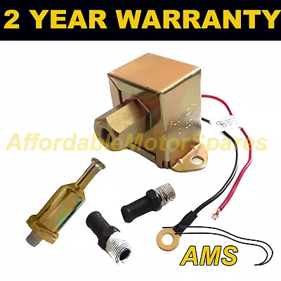£14.95 • Buy Universal 12v 12 Volt Fuel Pump Pressure 4-6 Psi 1.4 Lpm