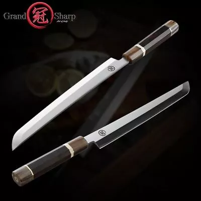 Premium 11 Inch Sakimaru Japanese Sashimi Knife Damascus Stainless Steel Quality • $125