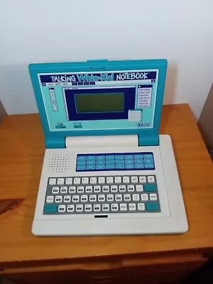 Vtech Talking Whiz Kid Notebook Educational Laptop Works Green Vintage 90s  • $40.49