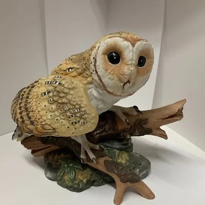 Vintage Barn Owl Figurine From Owls Of The Night Collection By Maruri • $25