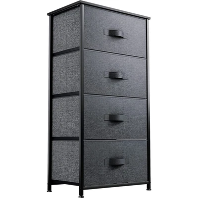 $49.99 • Buy 4 Drawer Dresser/Storage Organizer Bedroom Furniture Storage Chests Of Drawers