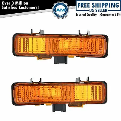 Bumper Mounted Corner Parking Marker Light Pair Set For GM Pickup Truck S10 S-15 • $32.85