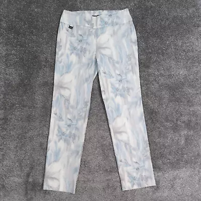 Lisette L Montreal Pants Women's Size 6 Floral Slim Ankle Pull On Art Pants • $27.50