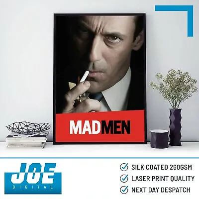 2007 MAD MEN - TV Series Poster Print A3 A4 A5 - Home Decor/Wall Art • £7.25