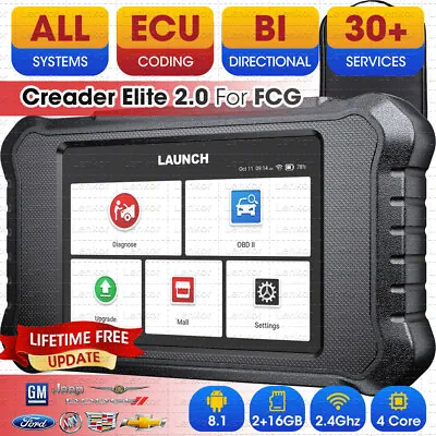 2024 LAUNCH Creader Elite 2.0 For Jeep Ford Dodge OBD2 Scanner Diagnostic Tool • $169