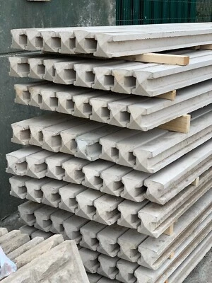 £21 • Buy Concrete 8ft Slotted 4x4 Fence Post. New, Pyramid Ends.