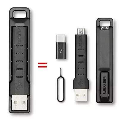 Cablekit Portable Micro Usb Keychain Charger Cord. Includes Micro Usb Cable Seco • $20.42