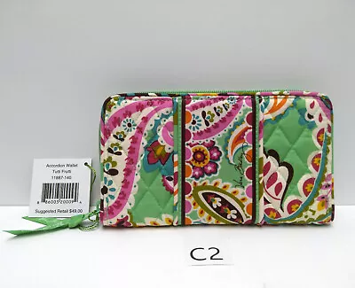 Vera Bradley Accordion Wallet TUTTI FRUTTI Accordian NWT Exact Item C2 • $36.47