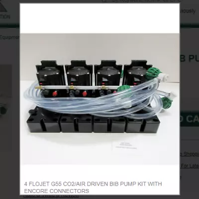 Flojet G55 Co2/air Driven Bib Pump Kit With Encore Connectors • £529.40