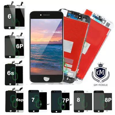 For IPhone 8 7 6S 6 Plus 5S SE Screen Replacement LCD Display 3D Touch Digitizer • £13.84