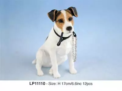 Walkies Jack Russel Sitting Dog Ornament Figurine • £13.99