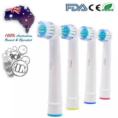 4 PCS Replacement Toothbrush Electric Brush Heads For Oral B Vitality Braun • $11.95