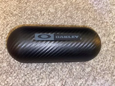 Oakley Carbon Fiber Hard Sunglasses Case W Cleaning Cloth & Dust Bag NEW • $85