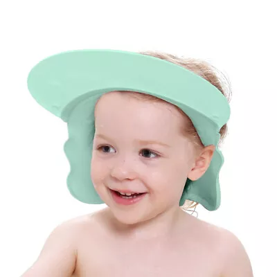 Baby Bath Shampoo Shower Hat Wash Hair Waterproof Shield Bath Protection Shower • £14.29