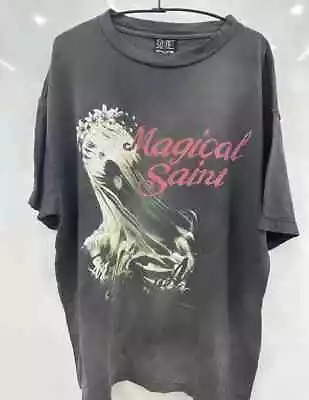 Saint Michael Magical Saint Funny Clowns Mens Short Sleeve Black Cotton T Shirt • $79.36