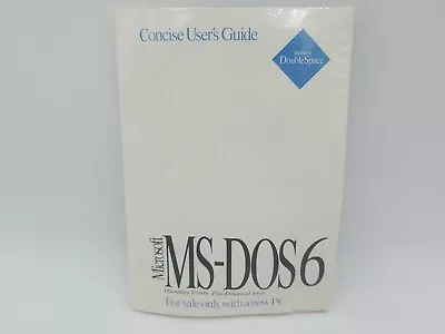 Microsoft MS-DOS 6 Plus Enhanced Tools And Double Space 5.25  Floppy Version • $39.92