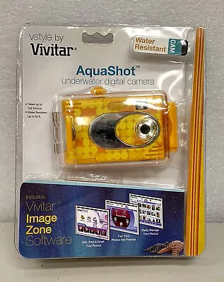 Vivitar AquaShot Underwater Digital Camera Orange **BRAND NEW & SEALED** • $14.99