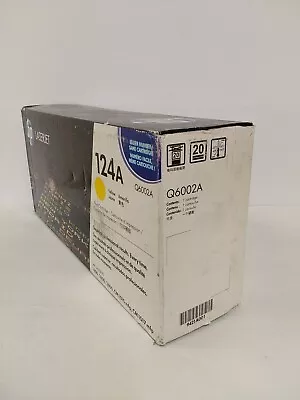 HP Original 124A Yellow Toner Cartridge LaserJet 1600 (Q6002A) Sealed • $75.95