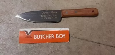 Vtg Vernco Butcher Boy Knife Dover-Phila Electric Ohio Advertising Japan Made • $12.50