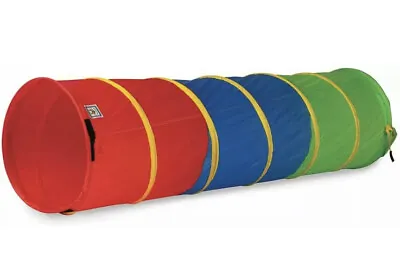 Pacific Play Tents Kids 6' Find Me Multicolor Crawl/Play Tunnel Red/Blue/Green • $26.99