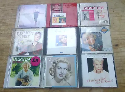 DORIS DAY JOB LOT 9 X CD ALBUMS CALAMITY JANE MY HEART SENTIMENTAL JOURNEY • £19.99