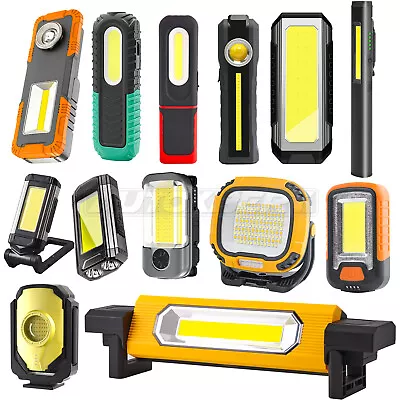 13-Kinds Rechargeable LED Work Light Inspection Lamp Magnetic Torch Flashlight • £16.80