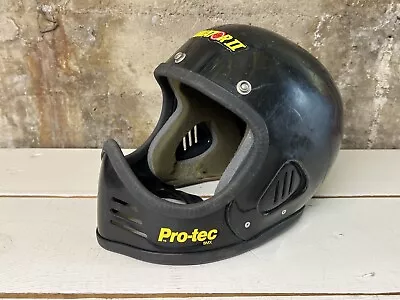 Vintage 1980s PRO TEC BMX ELIMINATOR II HELMET Full Face Skateboard Old School • $199.99