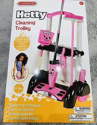 £30 • Buy Hetty Trolley Cleaning Set Kids Play Children Toy Learning Activity Pink