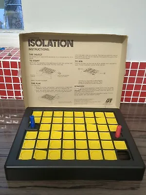 Vintage Action GT Lakesides Isolation Strategy Game 1978 1 Square Missing  • £11.99